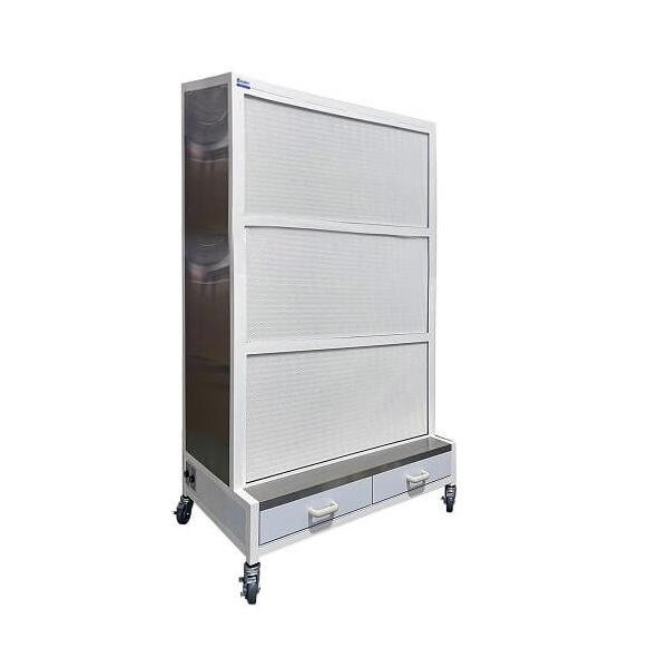 90in Horizontal Flow Wall Module - ISO5 Cleanroom, 3 Filter Modules - Image 1