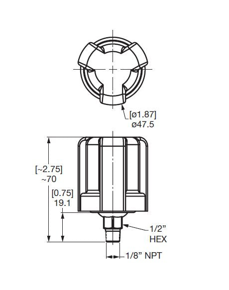 HYDAC VMF-VR Electrical Switch with Low Pressure Indicator - Image 2