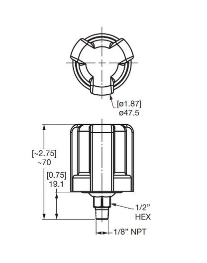 HYDAC VMF-VR Electrical Switch with Low Pressure Indicator - Image 2
