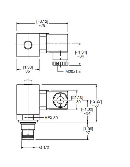 Hydac Visual & Electrical Pressure Switch - Image 2