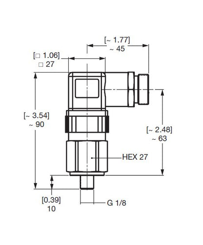 HYDAC VMF-VR Electrical Switch for Hydraulic and Lube Filters - Image 2