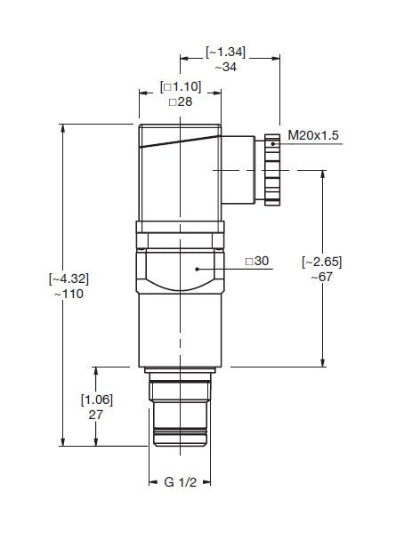 Hydac Differential Pressure Clogging Indicator VD1D - Image 2