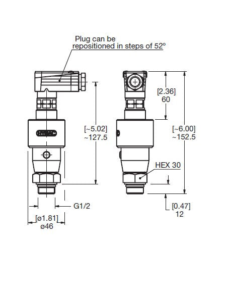 HYDAC VMF-VR Clogging Indicator - Electronic Analog Switch - Image 2