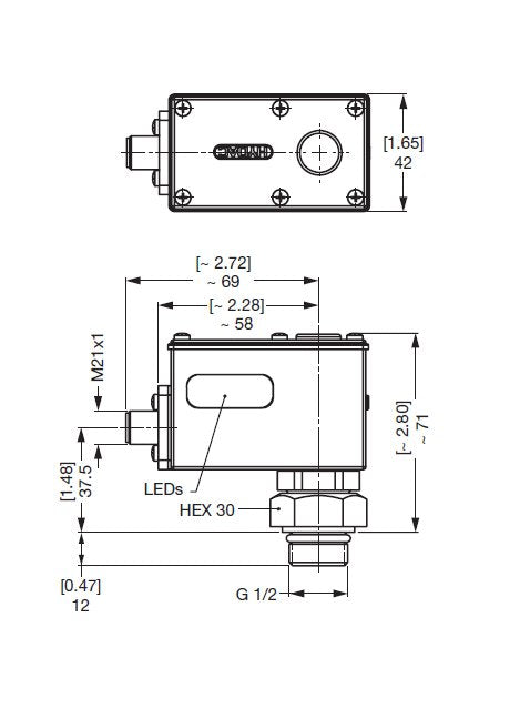 HYDAC VMF-VR Low Pressure Return Indicator Switch - Image 2