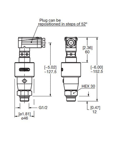 HYDAC VMF-VR Low Pressure Clogging Indicator Switch - Image 2