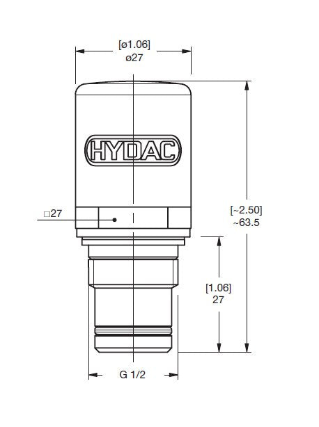 HYDAC VD High Pressure Type B Visual Auto Reset Differential Indicator - Image 2