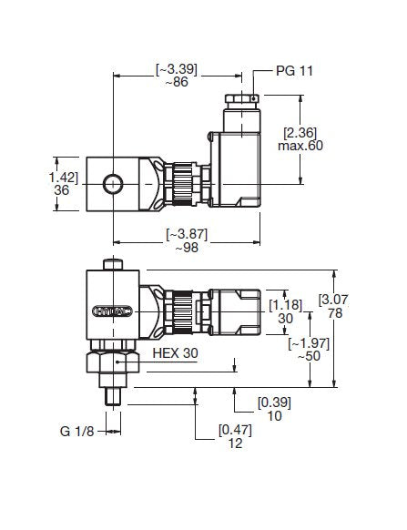 HYDAC VMF-VR Low Pressure Return Visual & Electrical Switch - Image 2