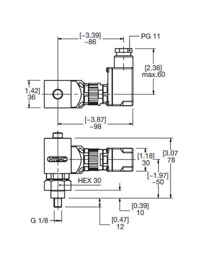 HYDAC VMF-VR Low Pressure Return Visual & Electrical Switch - Image 2