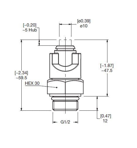 HYDAC VMF-VR Visual Auto Reset Clogging Indicator - Image 2