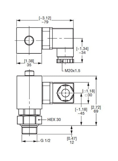 HYDAC VMF-VR Low Pressure Return Static Indicator with Visual & Electrical Switch - Image 2