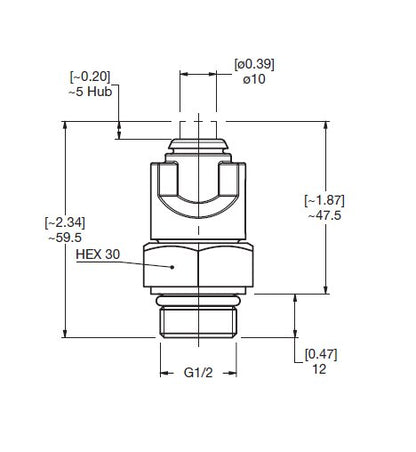 HYDAC Visual Auto Reset Clogging Indicator - Type VR515B.1/V - Image 2
