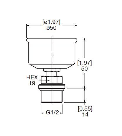 HYDAC VMF-VR Low Pressure Clogging Indicator Gauge - Image 2