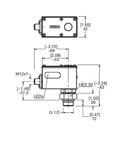 HYDAC Low Pressure Return Line Static Indicator Switch - Image 2