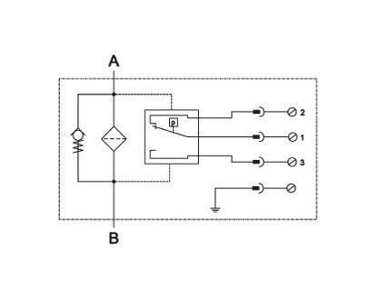 Hydraulic Filter Clogging Indicator Electrical Switch - Image 3