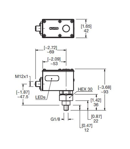 HYDAC VMF-VR Return Line Visual & Electrical Switch - Image 2