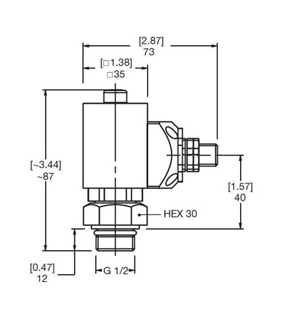 HYDAC VMF-VR Low Pressure Visual & Electrical Switch - Image 2