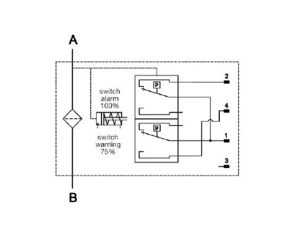 HYDAC VMF-VR Low Pressure Visual & Electrical Switch - Image 3