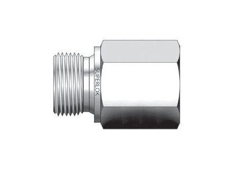 IA Series 1/4" NPT to Male ISO Parallel Pipe Adapter Fitting - Image 1
