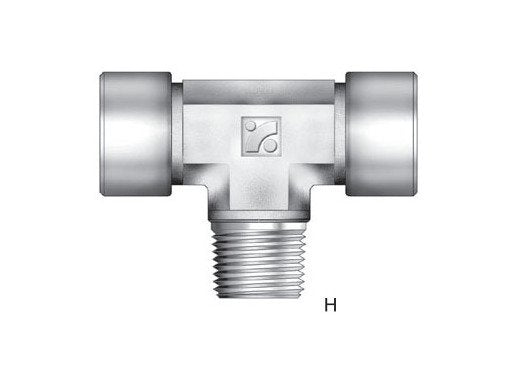 IBT Series 1/2 Inch Branch Tee Fitting - NPT Threads - Image 1