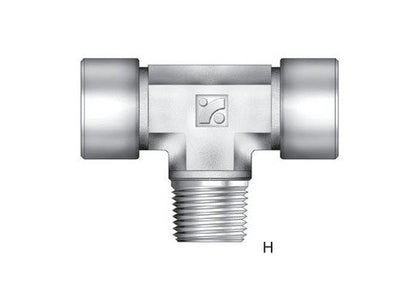 IBT Series 1/2 Inch Branch Tee Fitting - NPT Threads - Image 1