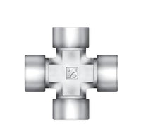 316 Stainless Steel IFC Series 1/8" Female Cross Fitting - 3/8 in Pipe Size