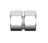 IHC Series 1/4 inch Hex Coupling with Female NPT Threads