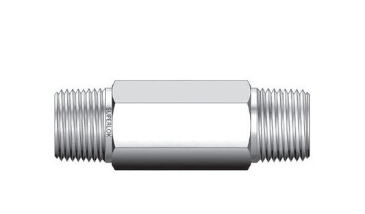 IHLN Series 1/4 Inch Hex Long Nipple Fitting - Image 1