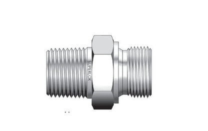 1/2 inch Hex Nipple Fitting - IHN Series NPT/ISO Parallel - Image 1