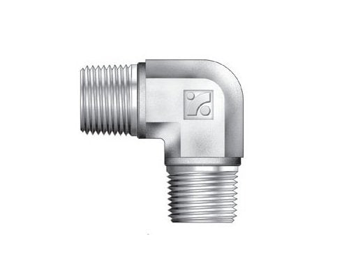 IME Series 3/8 Male Elbow - NPT Threaded 316 Stainless Steel | Brass | Carbon Steel - Image 1