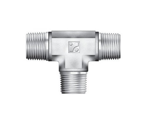 IMT Series 3/4 Inch Male Tee Fitting with NPT Threads - Image 1