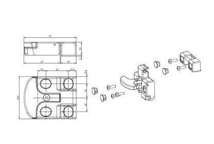 Industrial HVAC Locking Hinges - Image 2