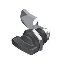 Small Wing Insert Black Powder Coated Quarter Turn Lock