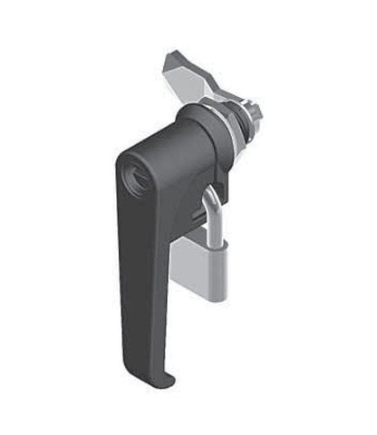 2 x 4 Coin Proof Zinc Padlock Compatible L-Handle Quarter Turn Lock - Image 1