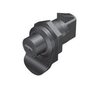 Key Locking Quarter Turn Lock with Perpendicular Latch