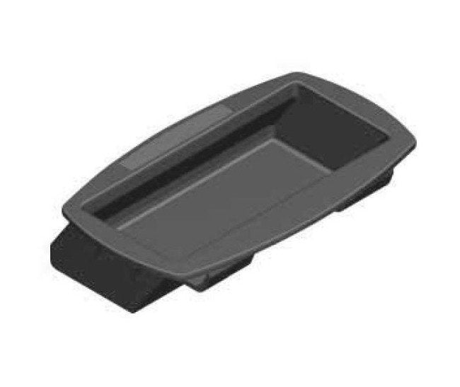 Glass Filled Polyamide Pocket Pull Handle - 1.0 to 1.2mm Thickness, Black - Image 1