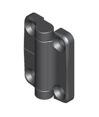 Industrial Friction Hinge - Asymmetric Torque, Black Powder Coated Finish