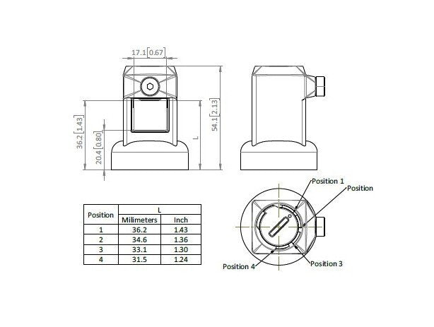 Adjustable Rod Guide for M6 X 1 Stud - Polyamide Material - Image 2