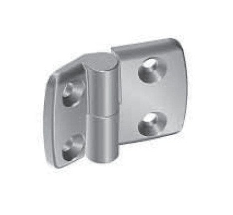 17.5mm Aluminum Combi Hinge - Non-Lift Off (Die-Cast Aluminum, Stainless Steel Pin) - Image 1
