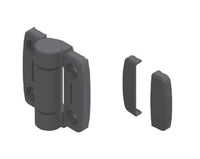 Black Powder Coated Friction Hinge - 0.3 N.m to Open / 2.3 N.m to Close