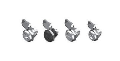 5mm Double Bit Die-Cast Zinc Black Quarter Turn Lock - Image 1