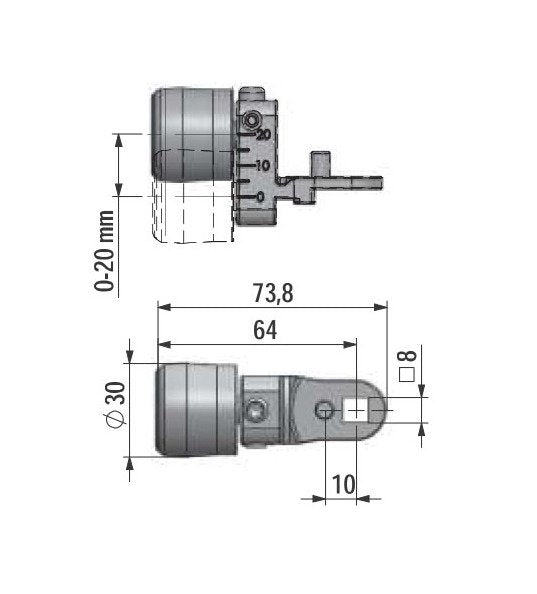 Industrial HVAC Adjustable Cam with Round Roller - Image 2