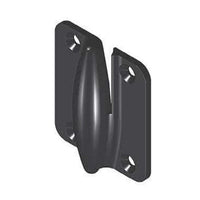 Left Chrome Plated Screw-On Hinge for Panel Doors, All Electronics Hardware, Die-cast Zinc, Stainless Steel Pin