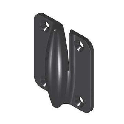 Left Chrome Plated Screw-On Hinge for Panel Doors, All Electronics Hardware, Die-cast Zinc, Stainless Steel Pin - Image 1