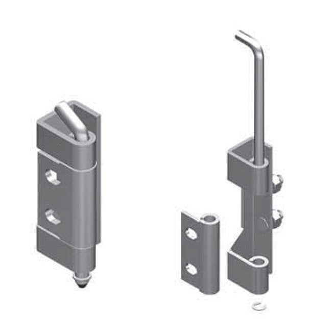 All Electronics Hardware Mild Steel Concealed Hinge - Lift Off, Right and Left - Image 1