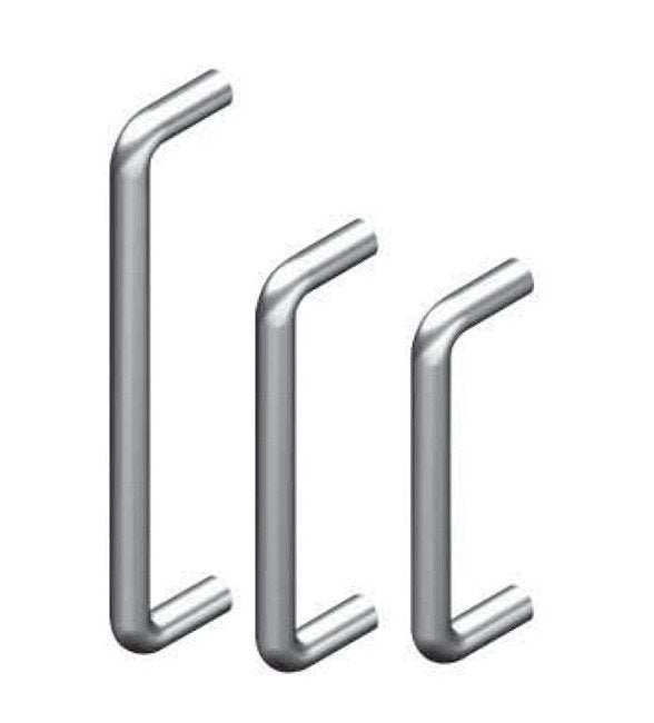150mm Stainless Steel U Shape Chrome Plated Handle - Image 1