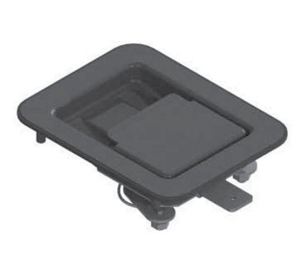 Heavy-Duty Three Point Push to Close Paddle Latch - Image 1