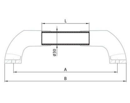 Carbon Fiber System Handle Tube - 370mm - Image 2