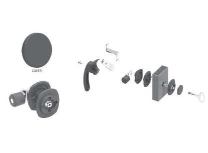 All Electronics Hardware 60mm HVAC Latch Cam Assembly - Image 1