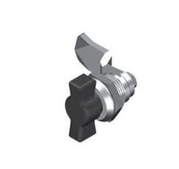 Black Powder Coated Wing Knob Quarter Turn Lock - Die-Cast Zinc