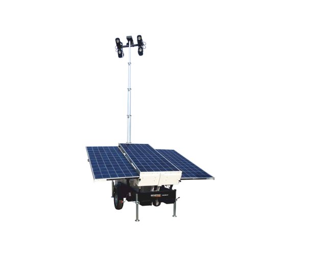 Generac 11kW Solar-Powered Industrial Light Tower - Image 1